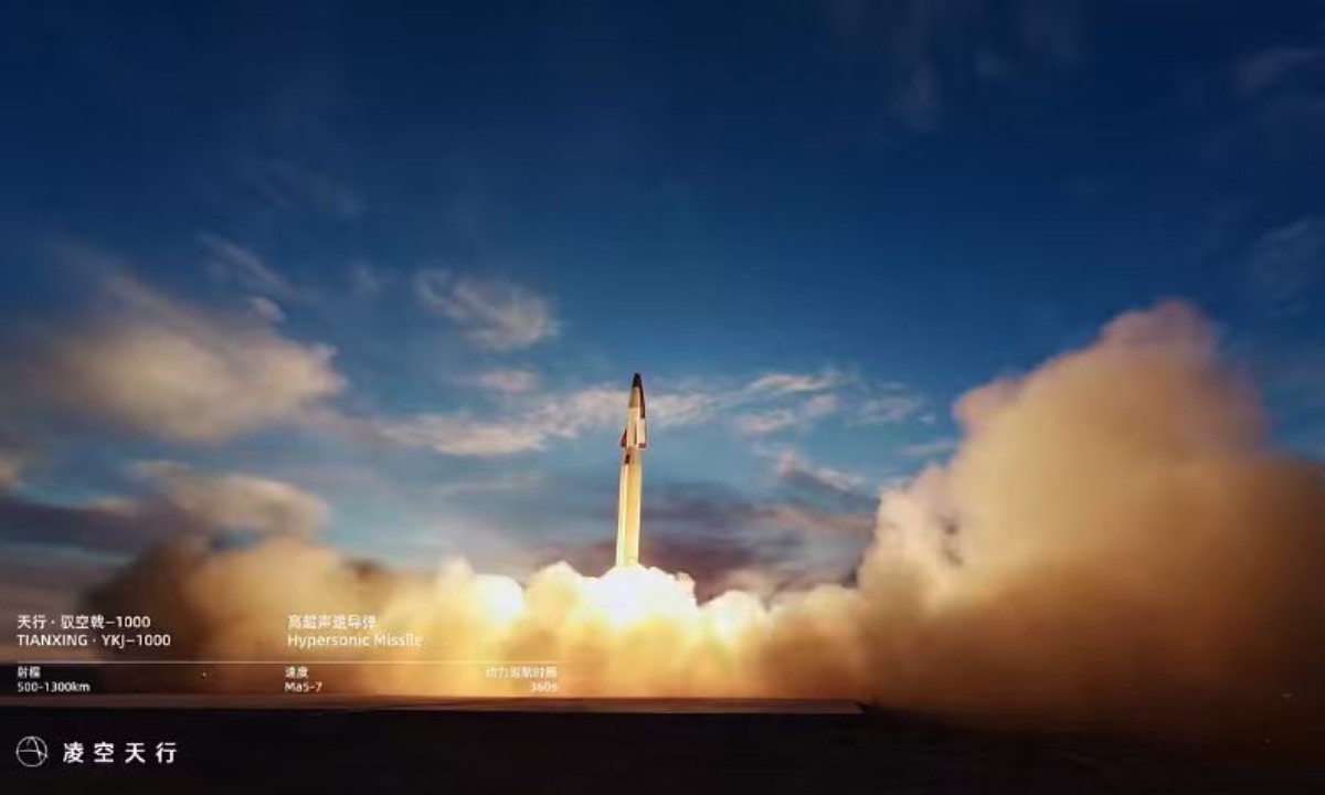 YKJ-1000 Chinese Hypersonic Cruise Missile (A)